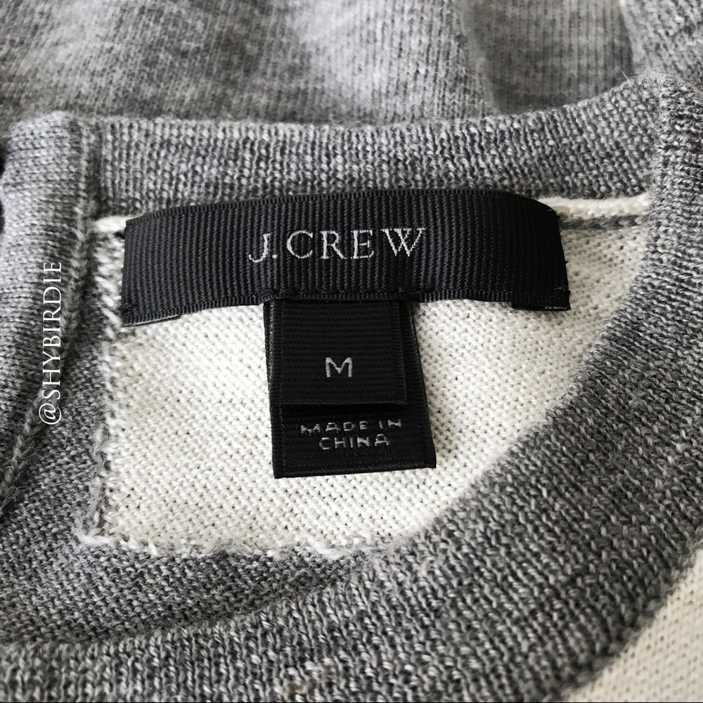 J.Crew Tippi Trompe L’Oeil 100% Merino Intarsia Sweater - Picture 6 of 15